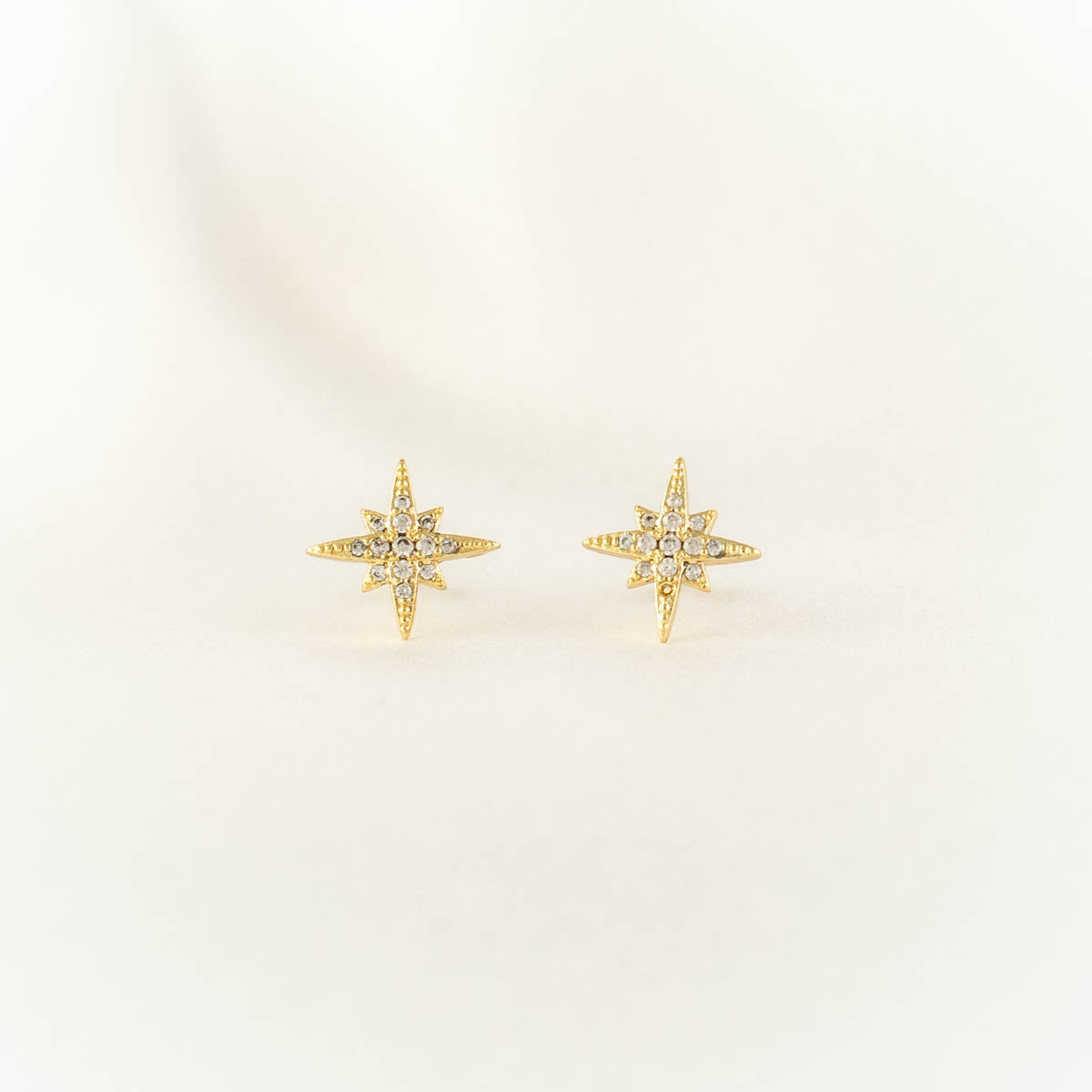 Danica Star White Zircon Studs