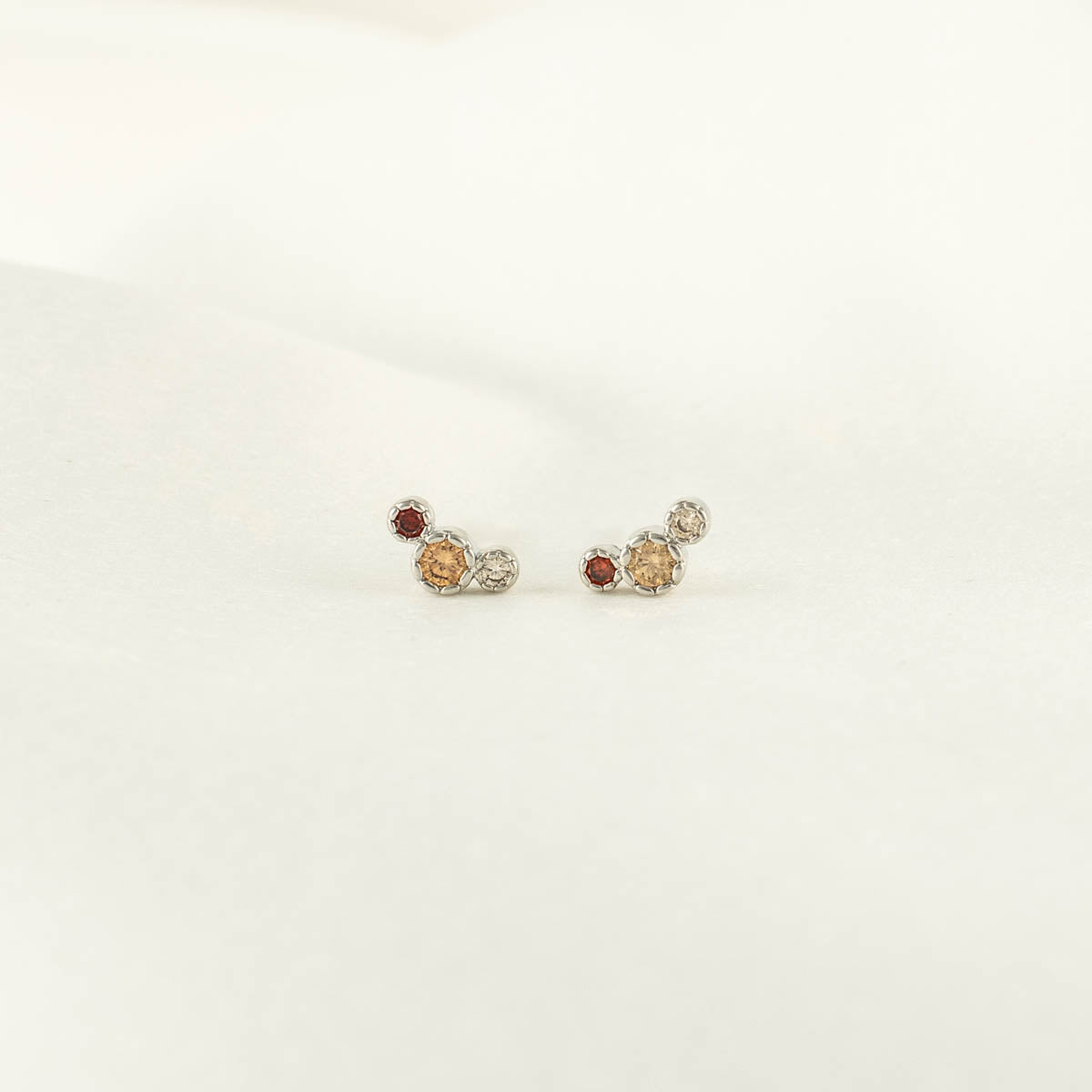 Lenore Topaz Zircon Studs