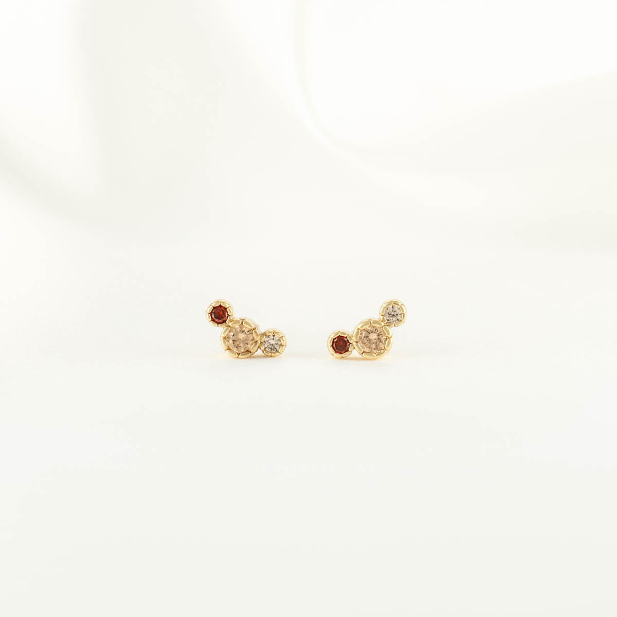 Lenore Topaz Zircon Studs