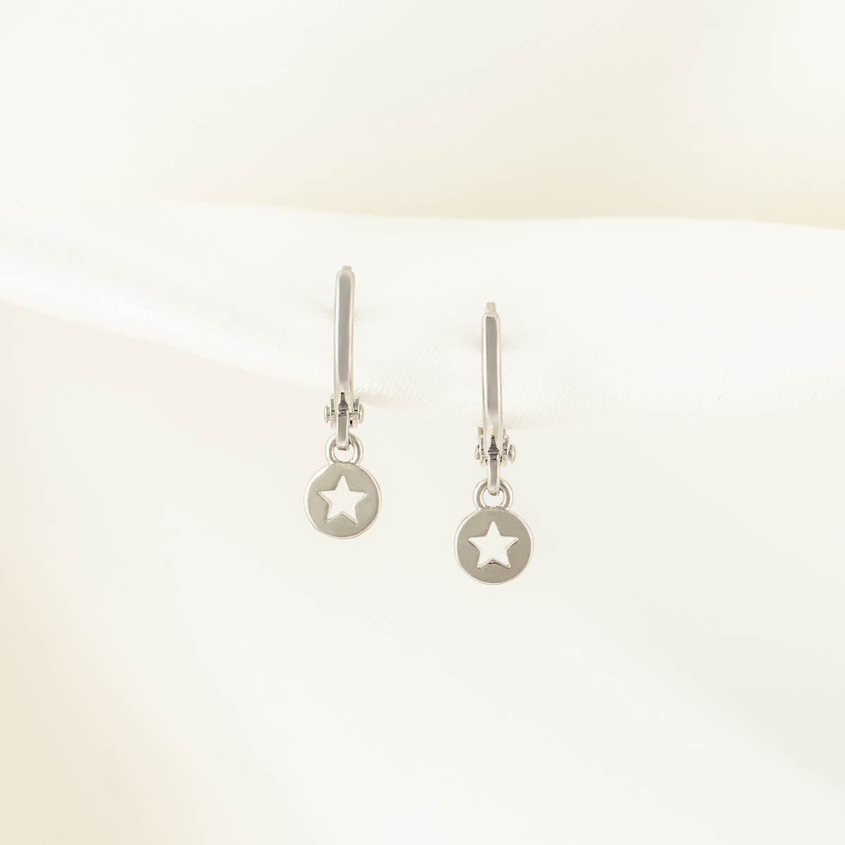 Tara Star Huggie Earrings