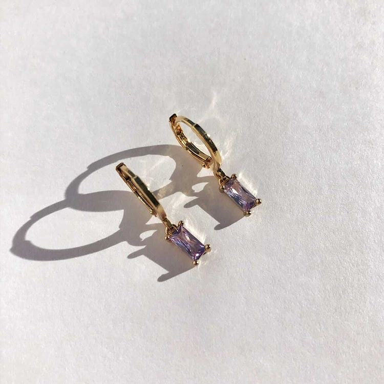 Jasmine Amethyst Earrings