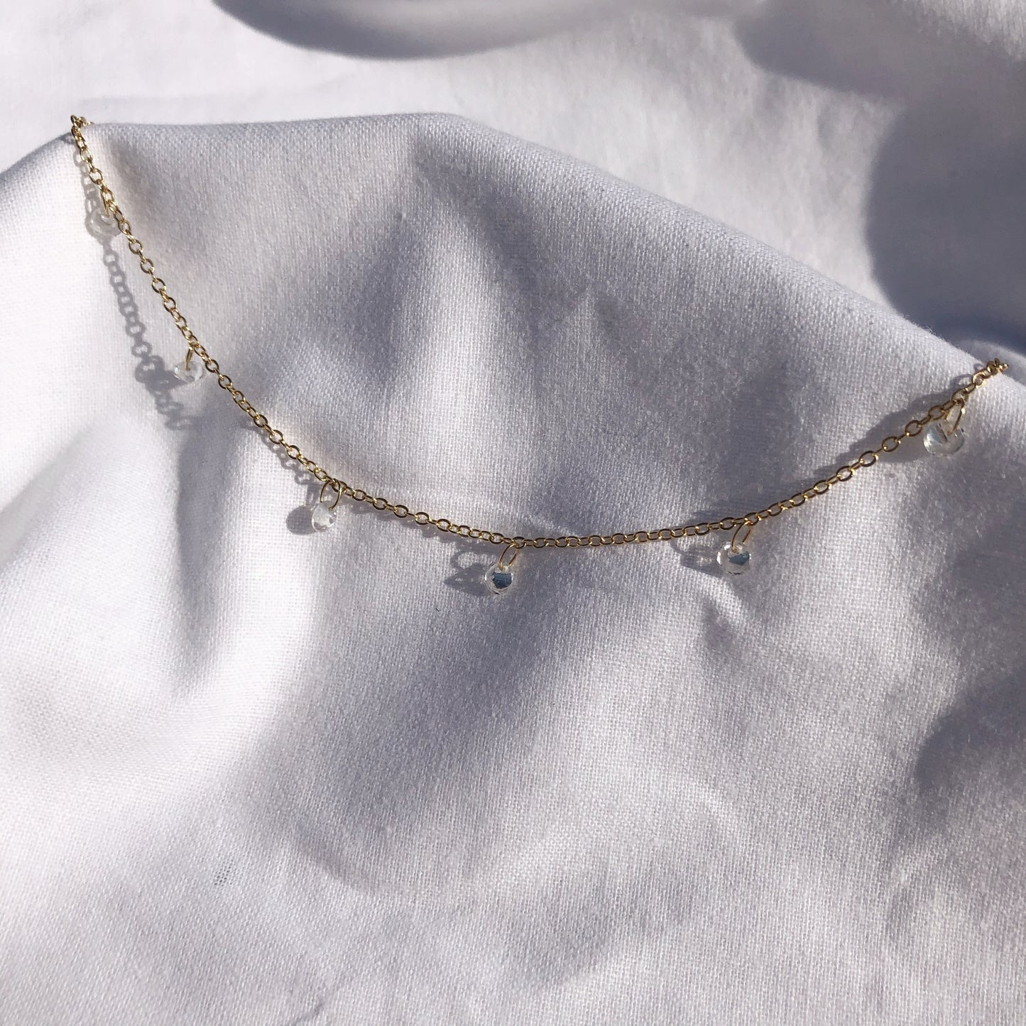 Gold Diamond Choker Necklace
