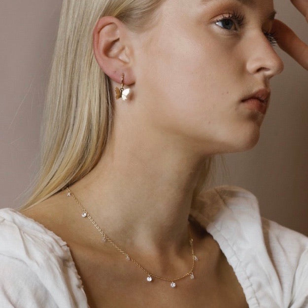 Gold Diamond Choker Necklace