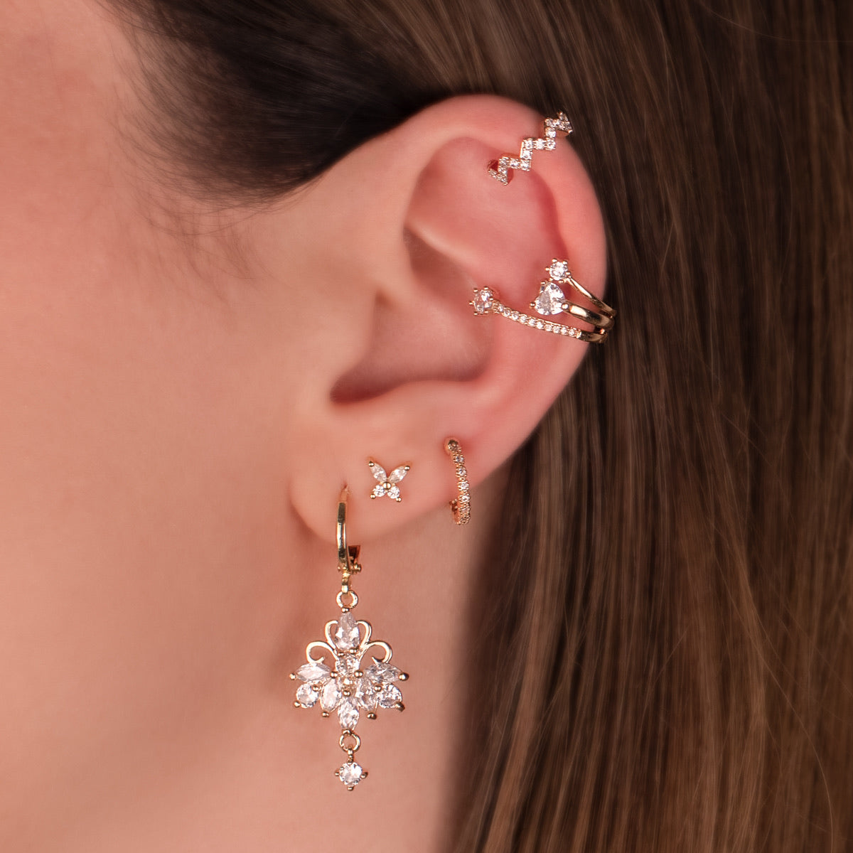 Lucinda Diamond Ear Cuff