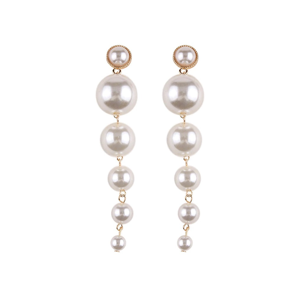 Angel Pearl Drop Earrings