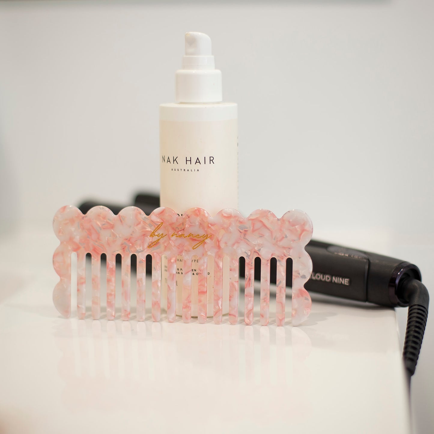 By Nancy Signature Comb - Rosé Marble