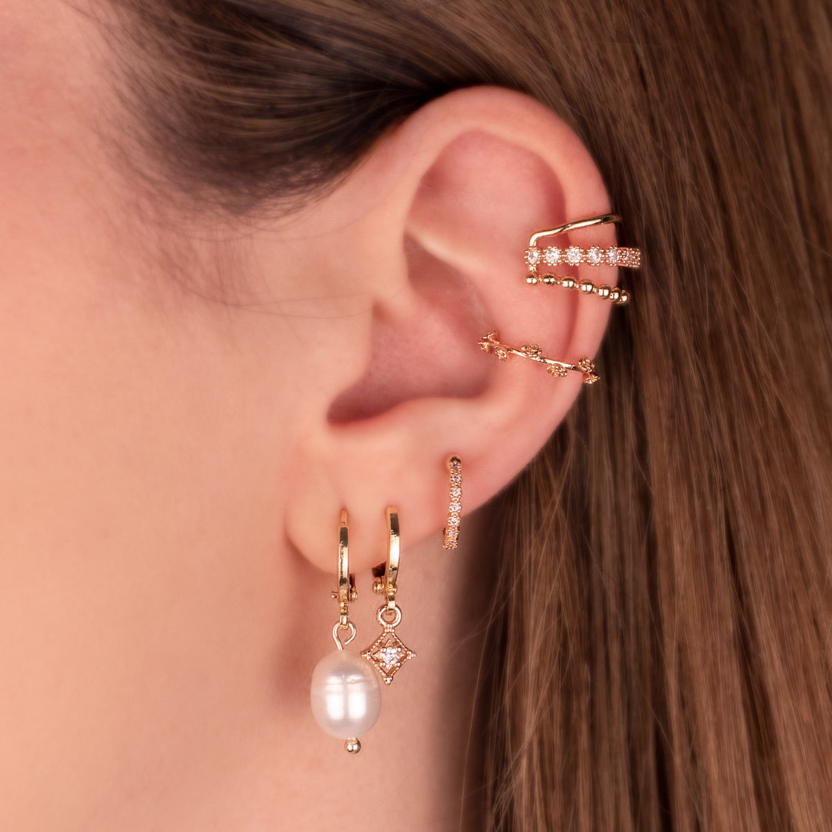 Rose Ear Cuff