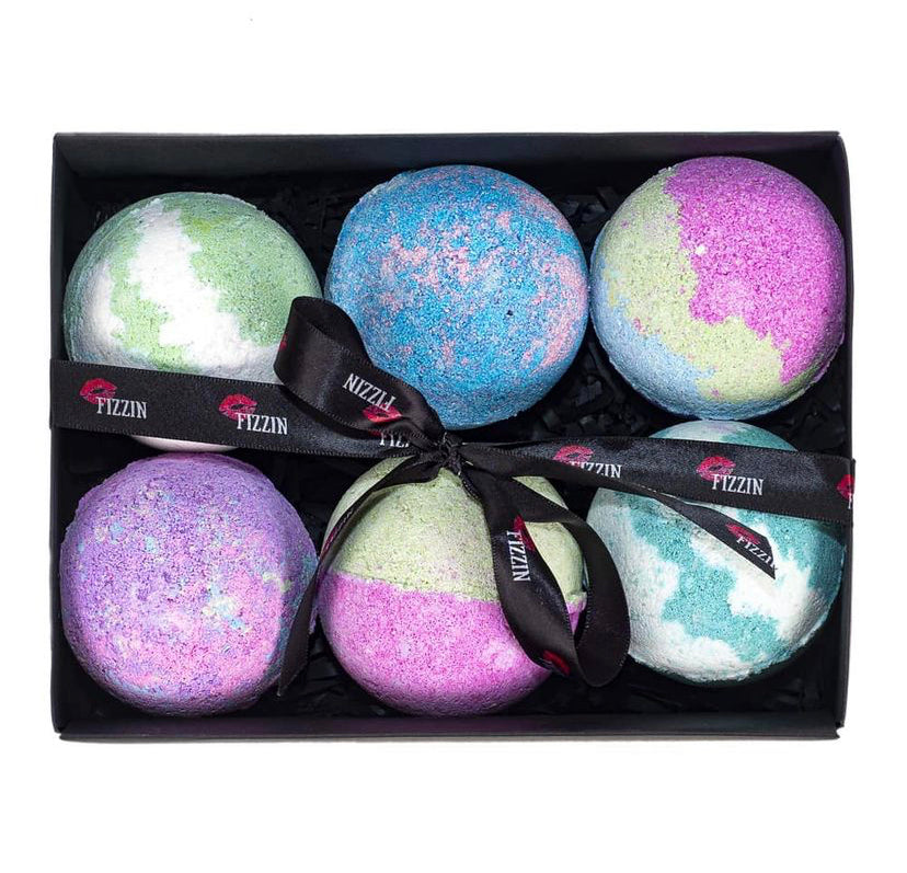 Six Bath Bombs Gift Box