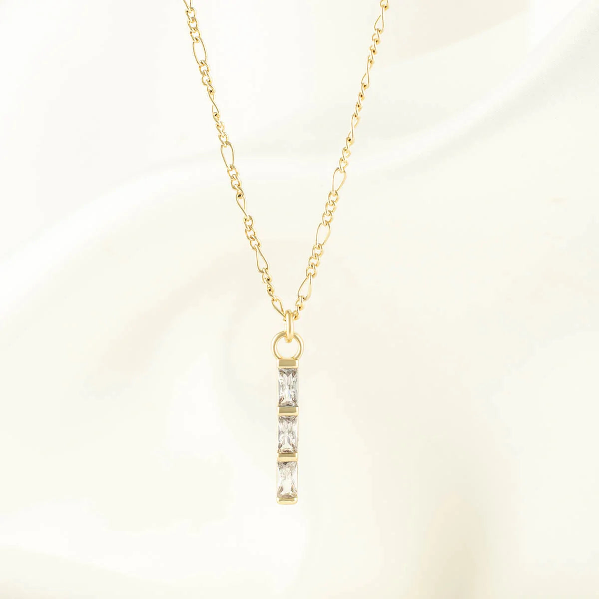 Cora White Zircon Necklace