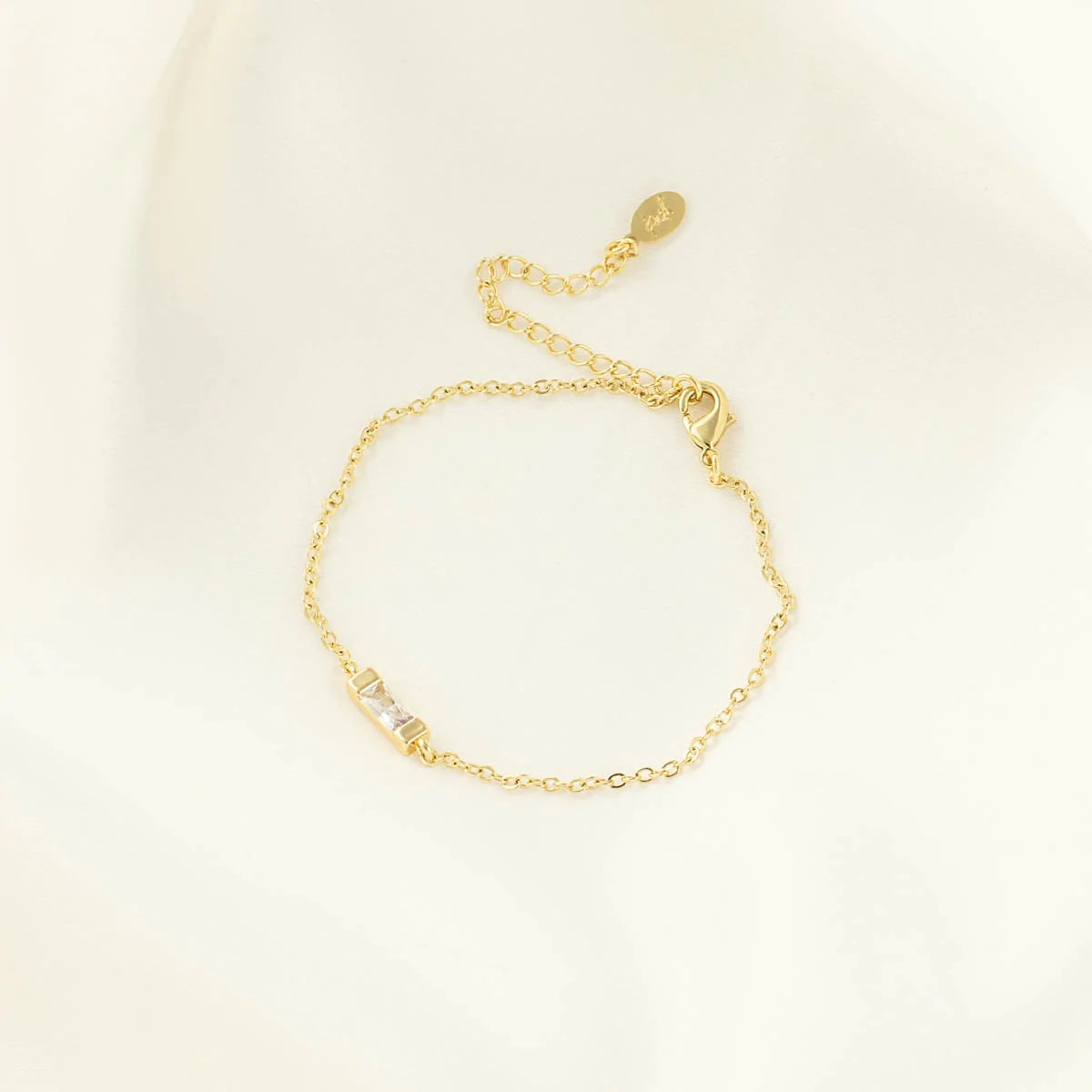 Claire White Zircon Bracelet