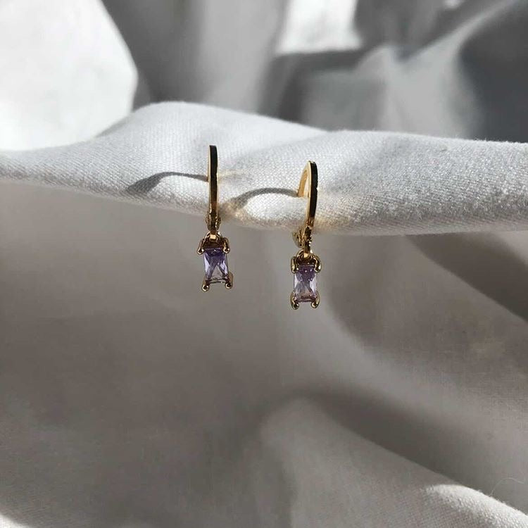 Jasmine Amethyst Earrings