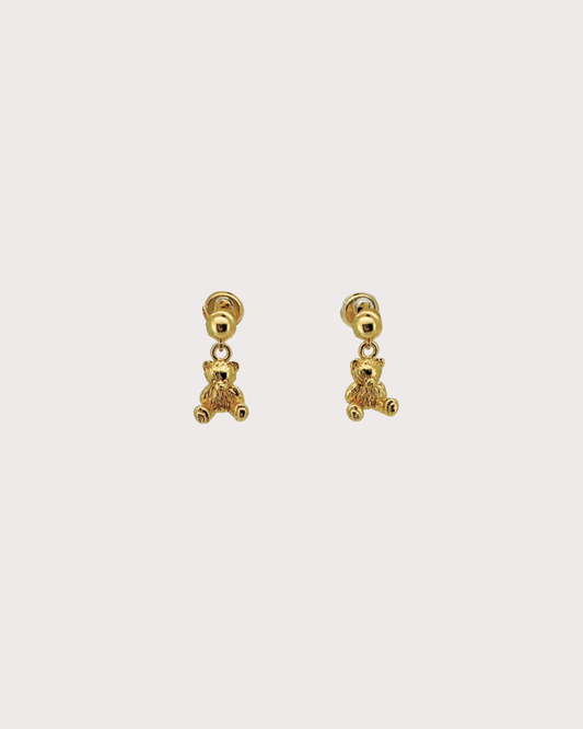 Cuddle Teddy Dangle Studs