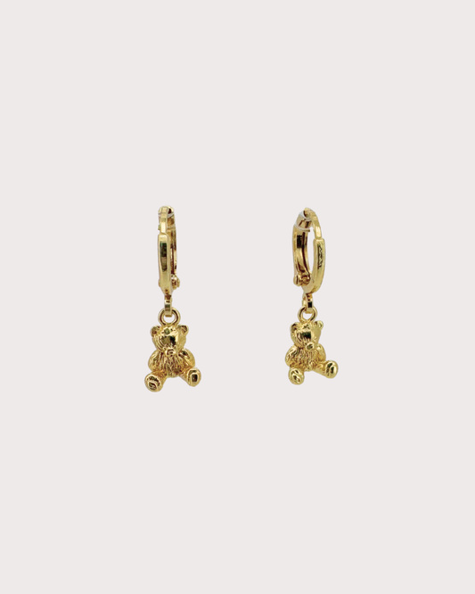 Cuddle Teddy Huggie Earrings
