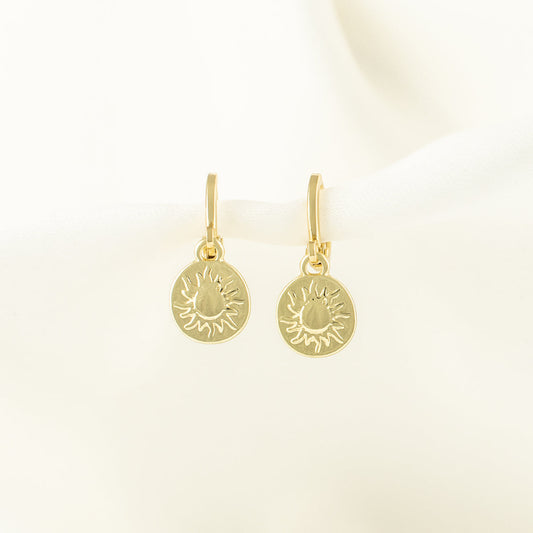 Cyrus Sun Huggie Earrings