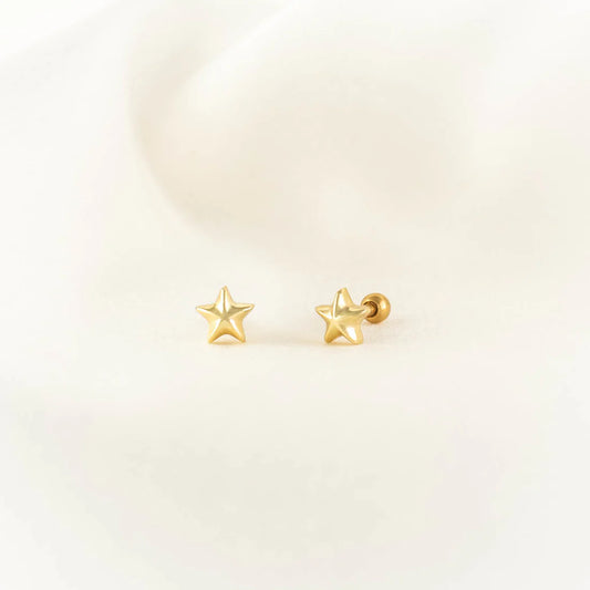 Emi Star Stainless Steel Ball Back Cartilage Stud (1pc)