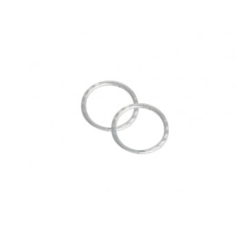 Sleepers Facet Small 12mm Sterling Silver