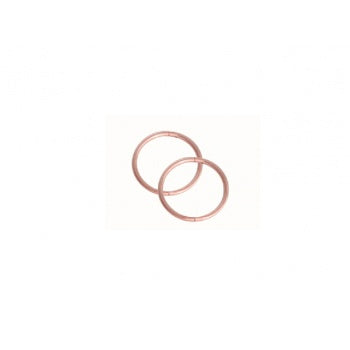 Sleepers Plain Mini 8mm Rose Gold