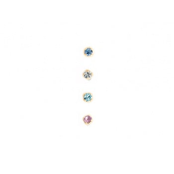 Gold Nose Studs 4 Pack