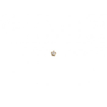 Gold Cubic Zirconia Nose Stud