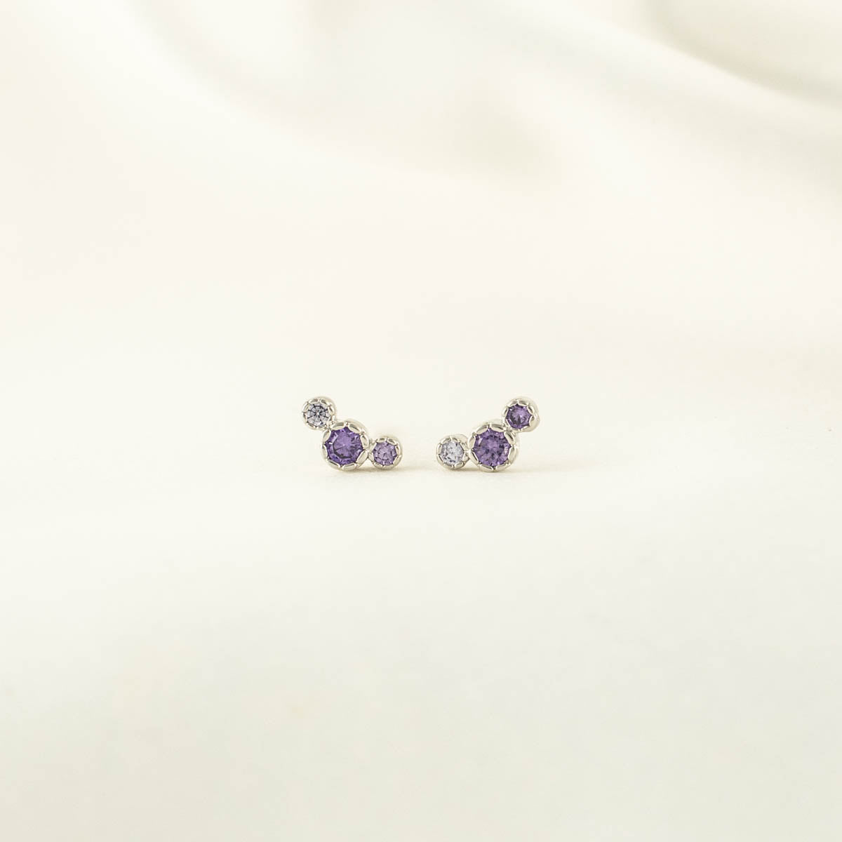 Inez Purple Zircon Studs