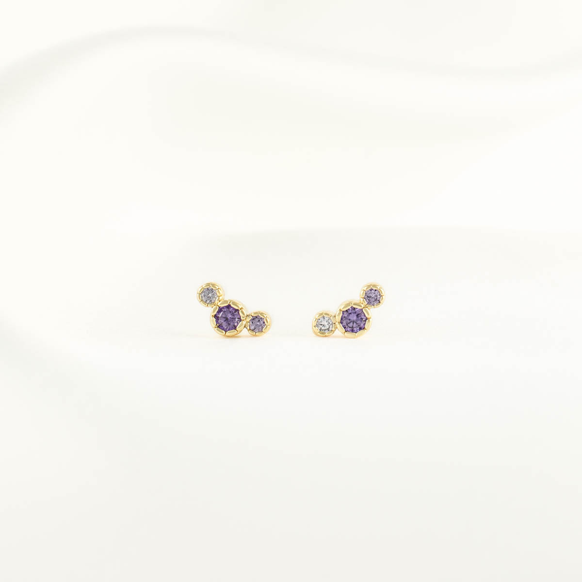 Inez Purple Zircon Studs