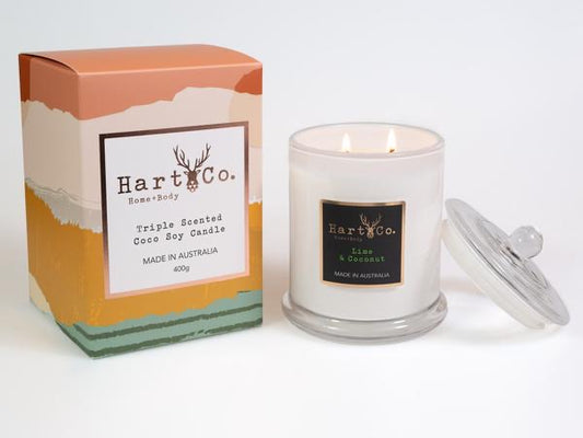 Large Lime & Coconut Candle