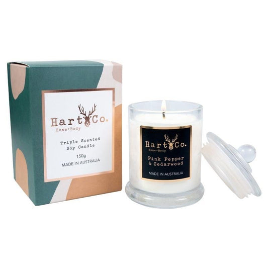 Small Pink Pepper & Cedarwood Candle