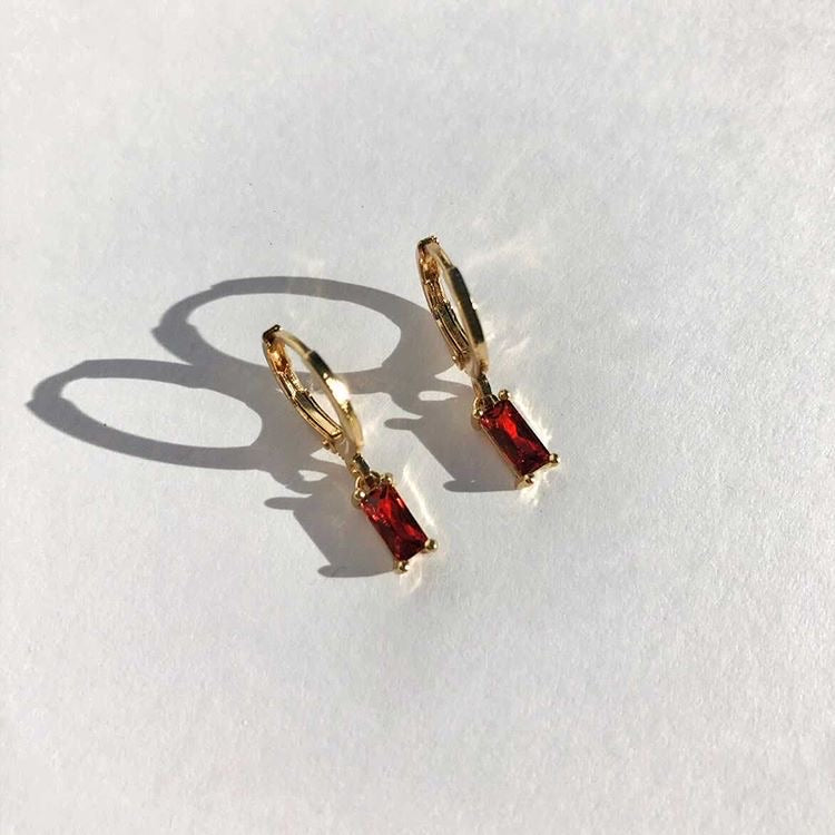 Bella Ruby Earrings