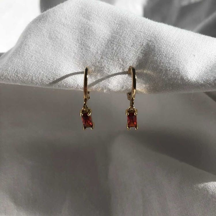 Bella Ruby Earrings