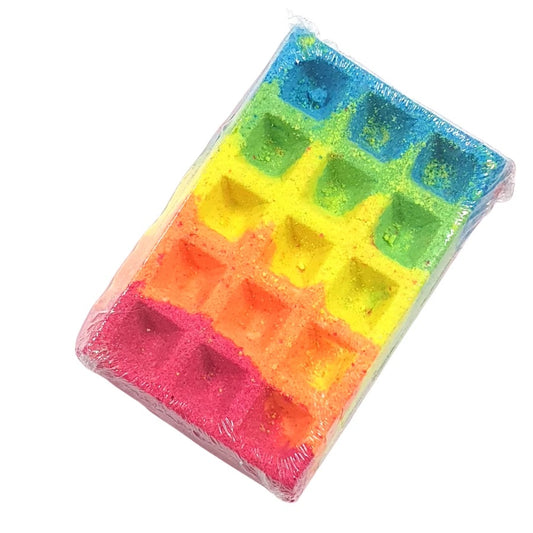 Rainbow Waffle Bath Bomb