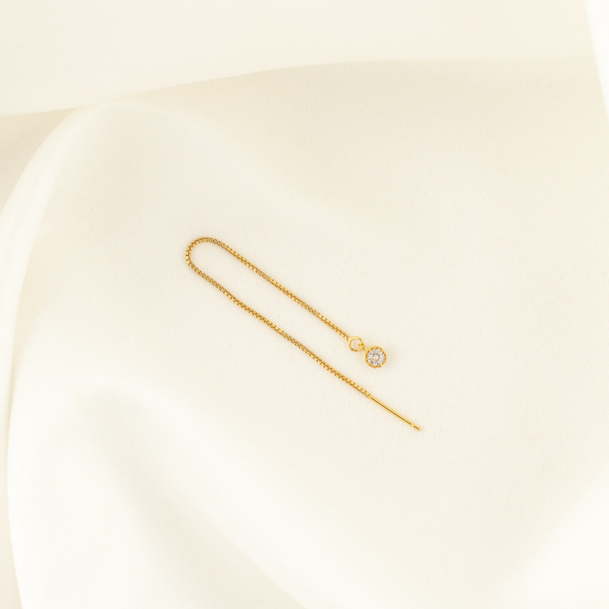 Callista Diamond Threader Earring