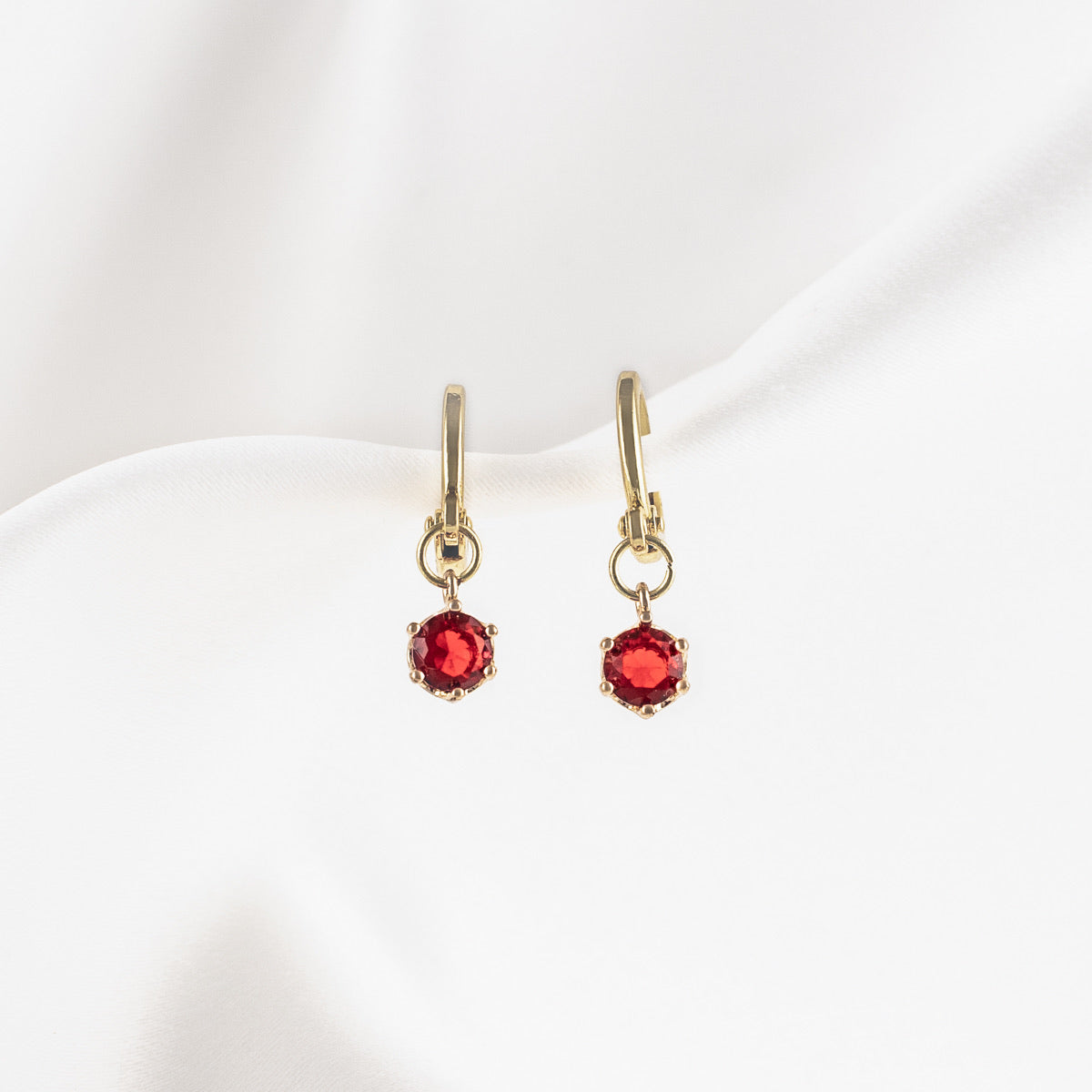 Portia Ruby Earrings