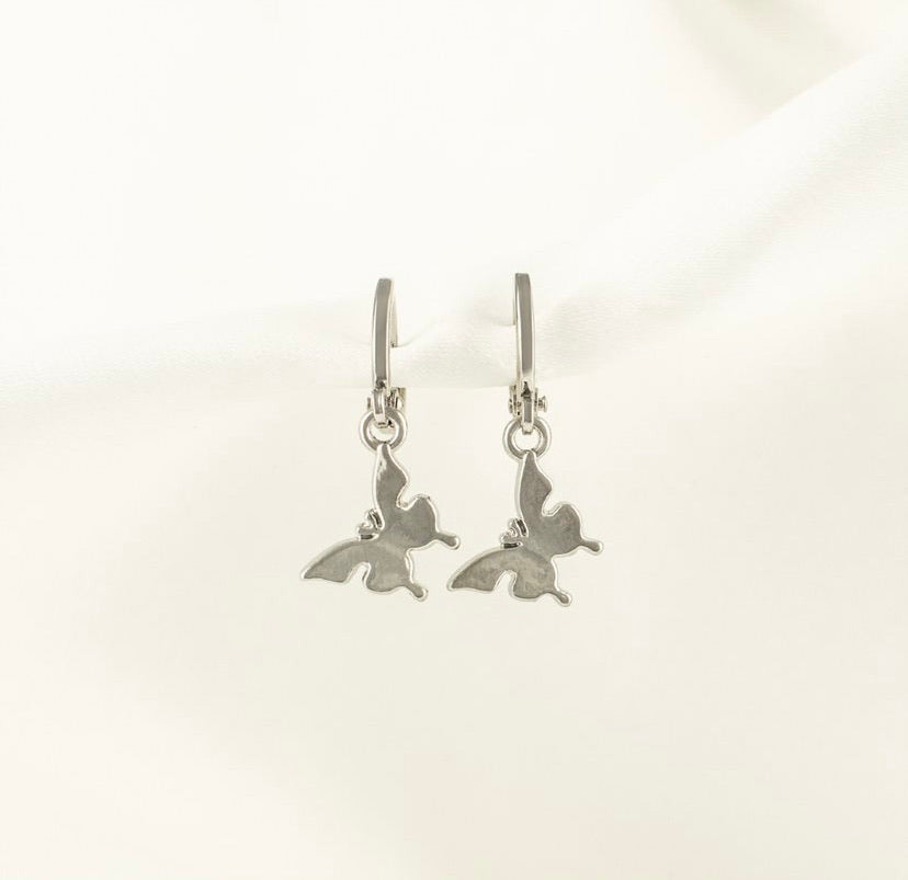 Bindi Butterfly Huggie Earrings