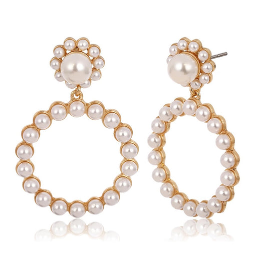 Eloise Pearl and Gold Earrings