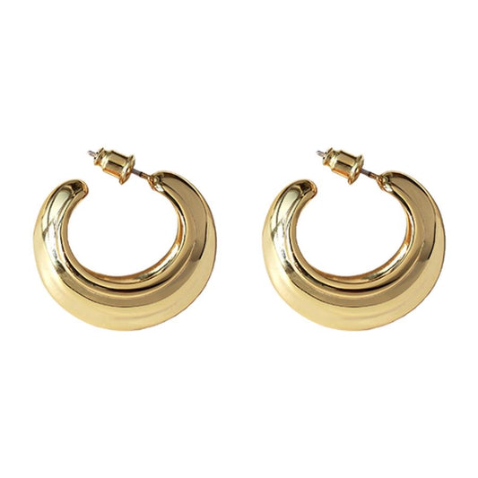 Dune Gold Huggie Earrings